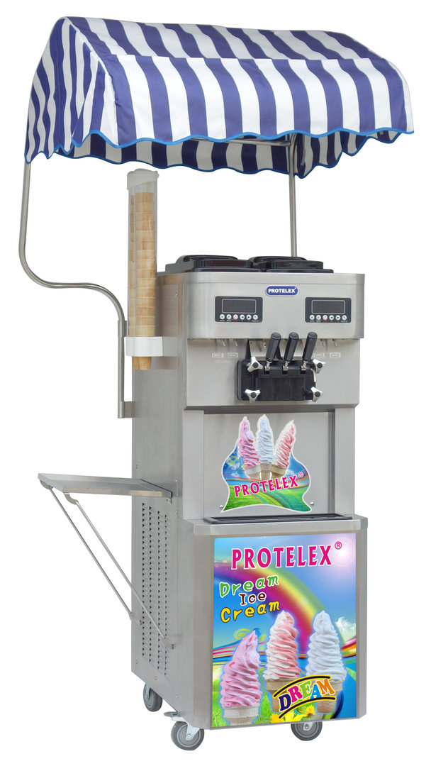 4,0kW Eismaschine Softeismaschine Eiscreme Frozen Yogurt  Maschine ICM-G36 max 
